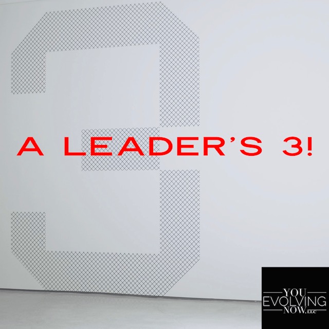 A Leader’s 3