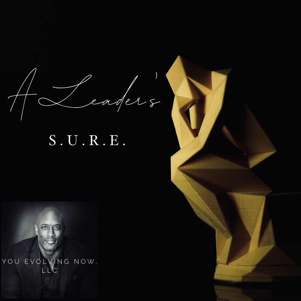 A Leader’s S.U.R.E.; The 4 Keys to Being Sure Before Reacting to Your Emotion-of-the-Minute!